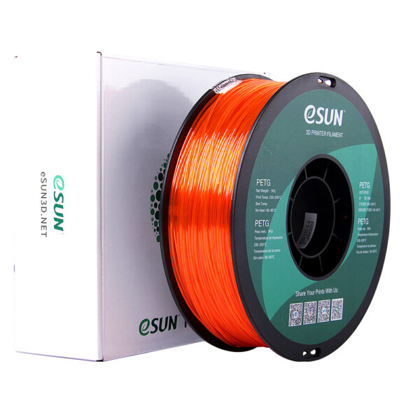 PETG Orange - 1.75mm, 1kg - Billede 2