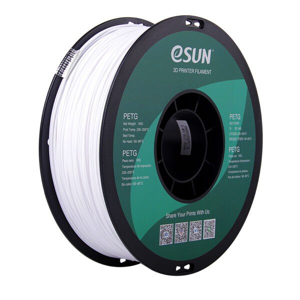 PETG Solid White - 1.75mm, 1kg - Image 2