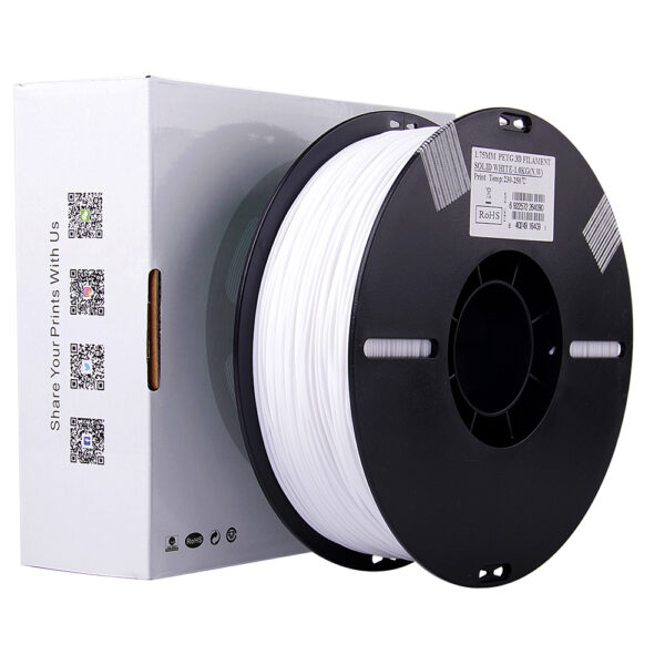 PETG Solid White - 1.75mm, 1kg - Image 6