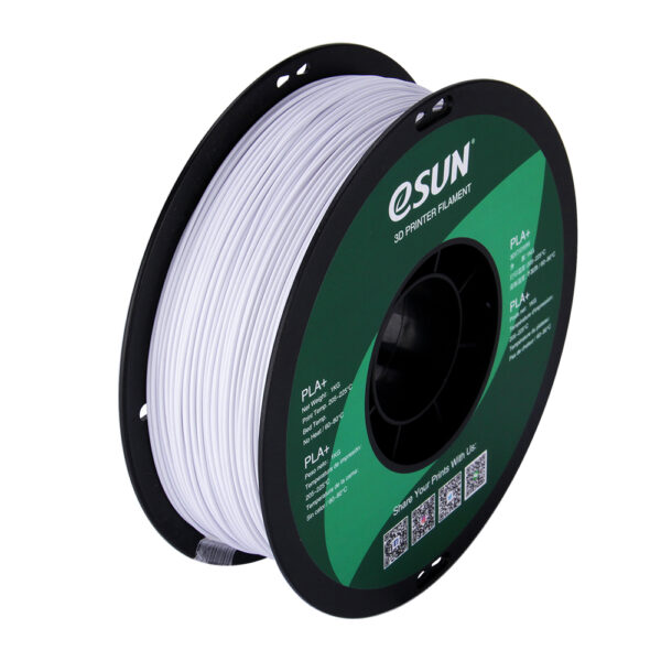PLA+ Cold White, Pap spole - 1.75mm, 1kg