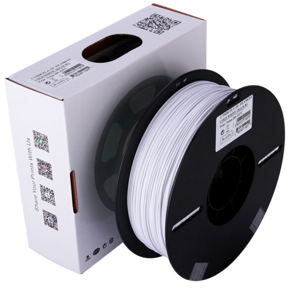 PLA+ Cold White, Pap spole - 1.75mm, 1kg - Billede 4