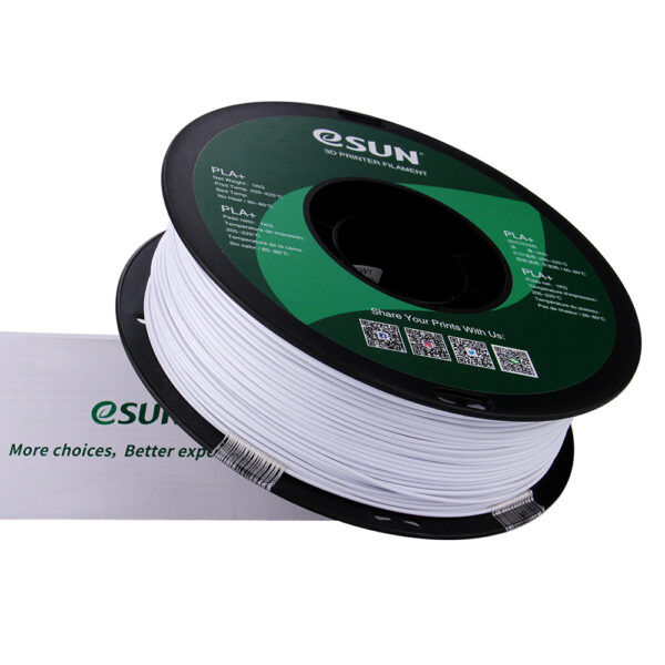 PLA+ Cold White, Pap spole - 1.75mm, 1kg - Billede 8