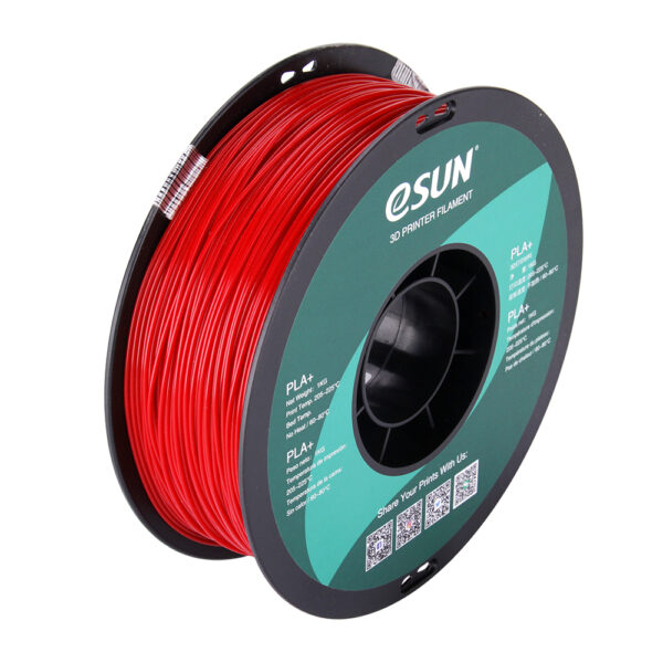 PLA+ Fire Engine Red, Pap spole - 1.75mm, 1kg
