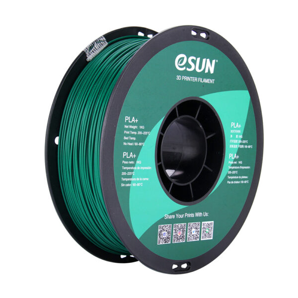 PLA+ Green, Pap spole - 1.75mm, 1kg - Billede 9