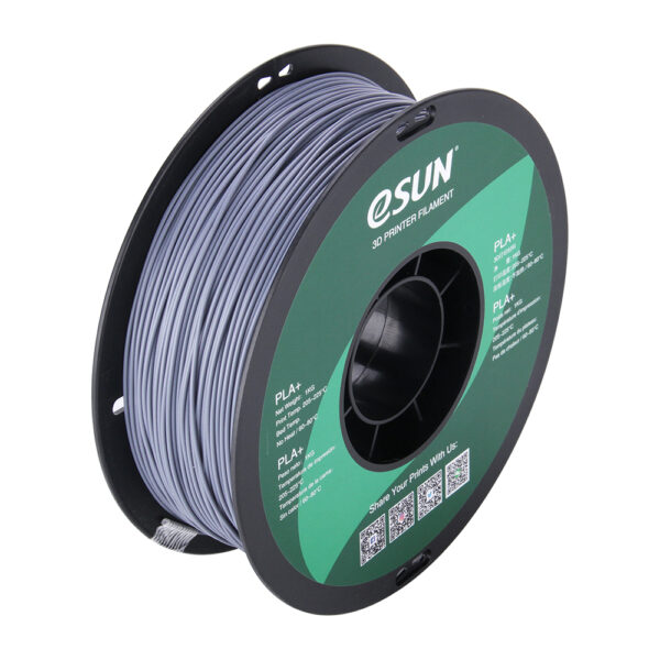 PLA+ Grey, Pap spole - 1.75mm, 1kg