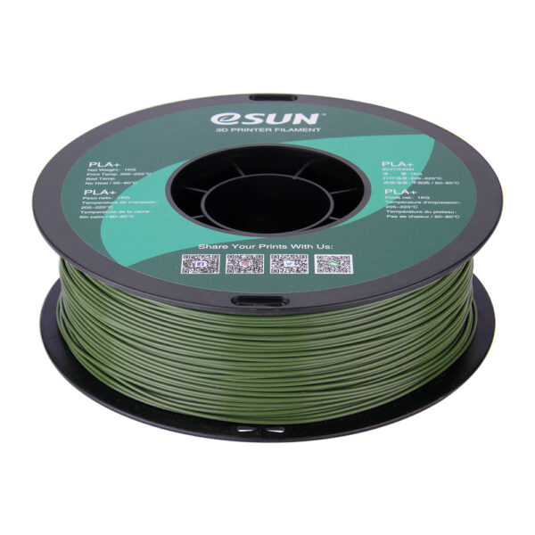 PLA+ Olive Green, Pap spole - 1.75mm, 1kg - Image 5