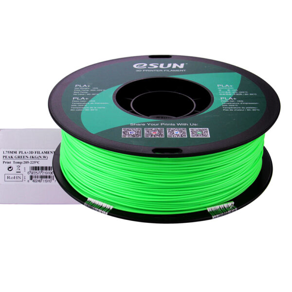 PLA+ Peak Green, Pap spole - 1.75mm, 1kg - Image 2