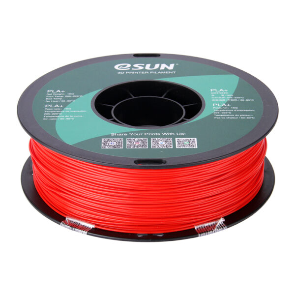 PLA+ Red, Pap spole - 1.75mm, 1kg - Image 6