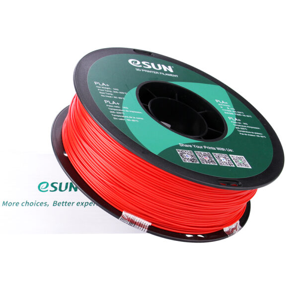 PLA+ Red, Pap spole - 1.75mm, 1kg - Image 8