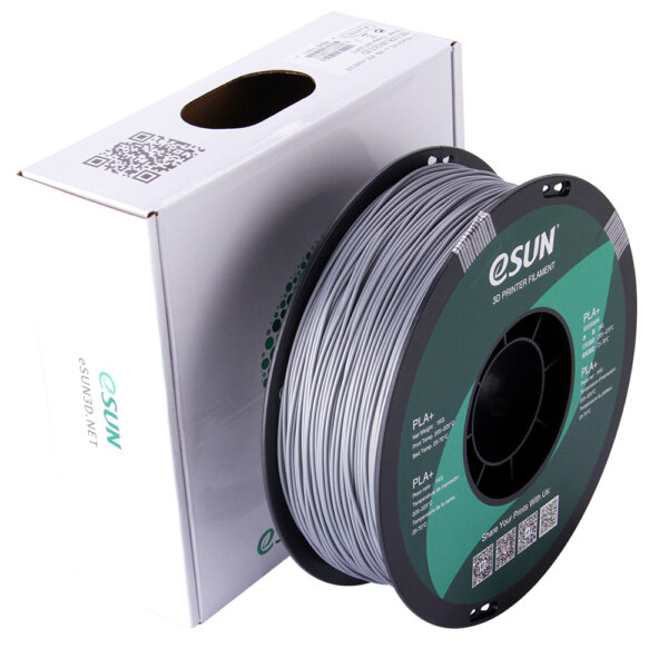 PLA+ Silver, Pap spole - 1.75mm, 1kg - Image 7