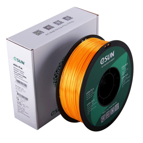 PLA+ SILK Dark Yellow - 1.75mm, 1kg - Image 4