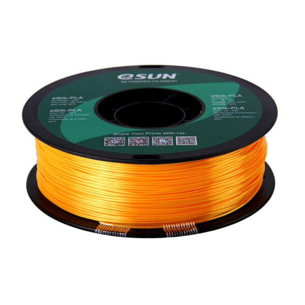 PLA+ SILK Dark Yellow - 1.75mm, 1kg - Image 6