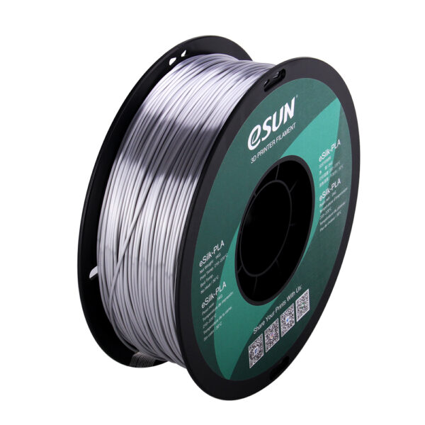 PLA+ SILK Silver - 1.75mm, 1kg