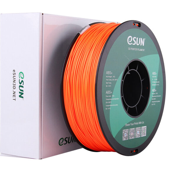 ABS+ Orange - 1.75mm, 1kg Pap spole - Billede 6