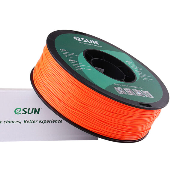 ABS+ Orange - 1.75mm, 1kg Pap spole - Billede 2