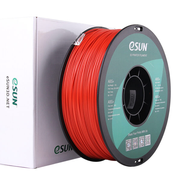 ABS+ Red - 1.75mm, 1kg Pap spole - Image 6