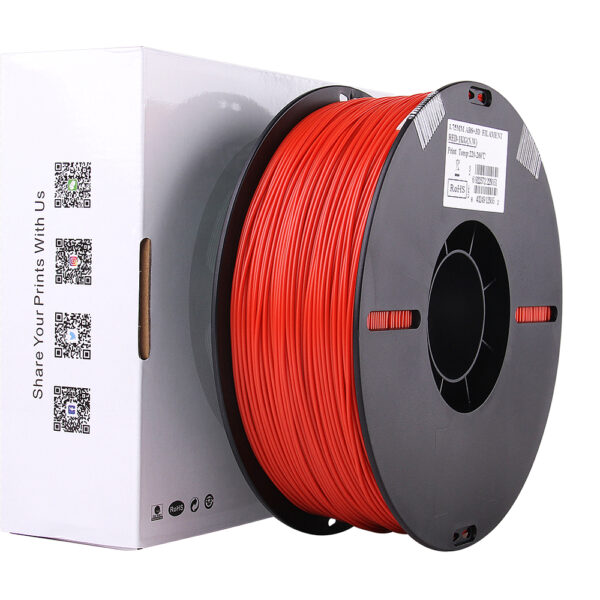 ABS+ Red - 1.75mm, 1kg Pap spole - Image 5