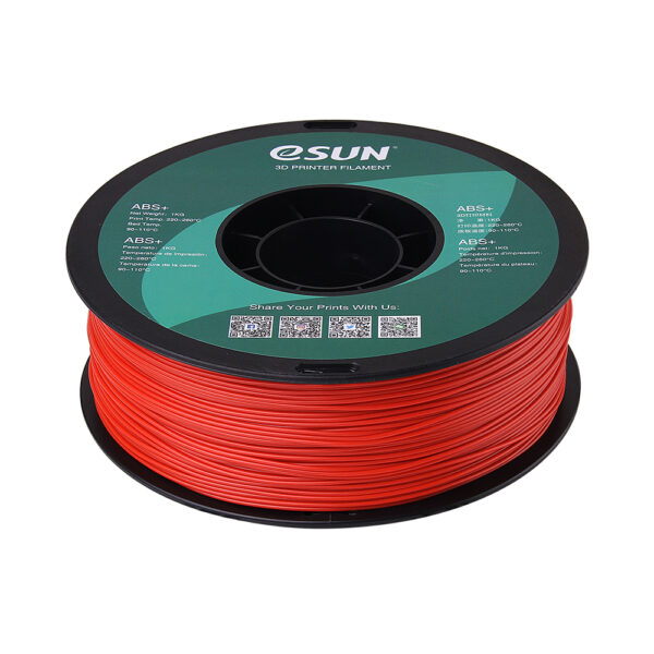 ABS+ Red - 1.75mm, 1kg Pap spole - Image 4