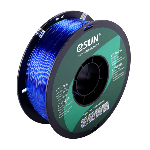 TPU Transparent Blue - 1.75mm, 1kg