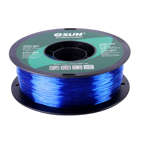 TPU Transparent Blue - 1.75mm, 1kg - Image 5