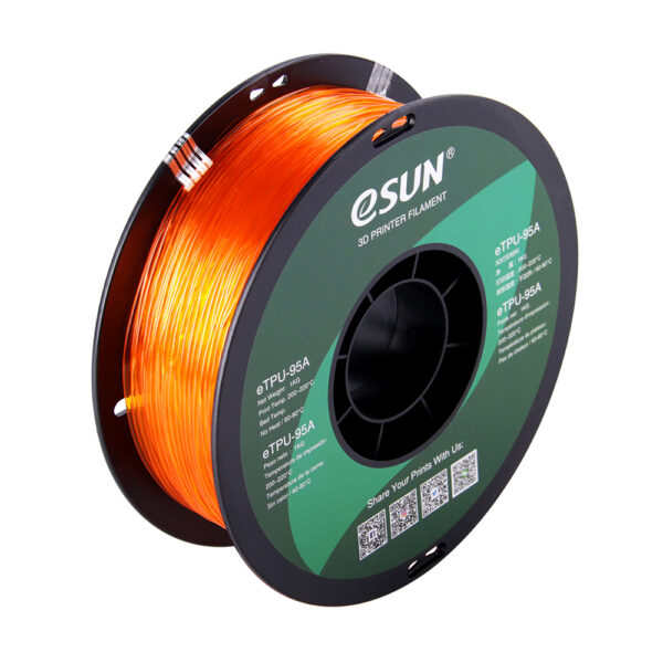 TPU Transparent Orange - 1.75mm, 1kg