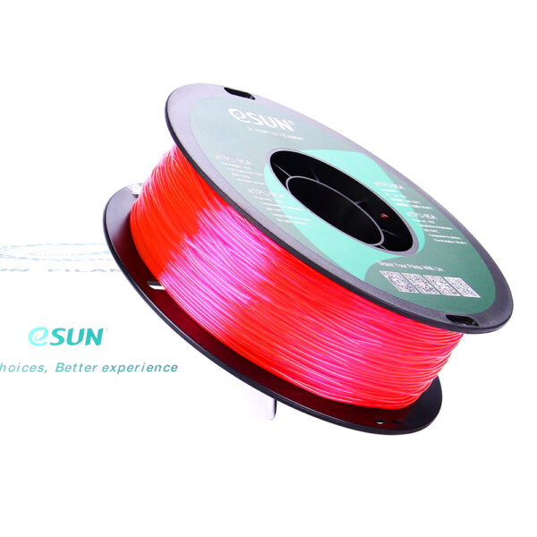 TPU Transparent Pink - 1.75mm, 1kg - Billede 2