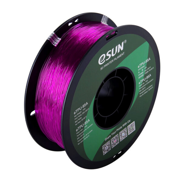 TPU Transparent Purple - 1.75mm, 1kg