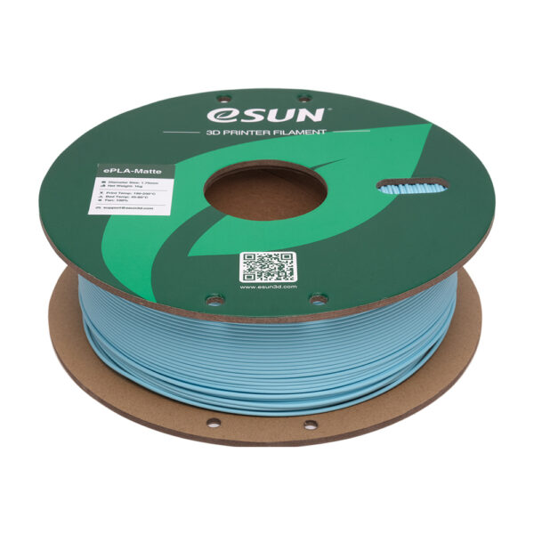 Matt PLA Light Blue 1.75mm, 1kg - Billede 2