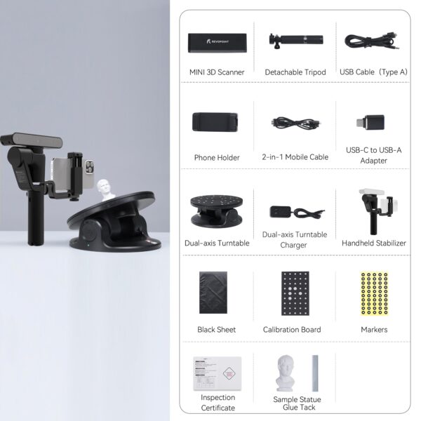 Revopoint MINI 3D Scanner - Billede 6