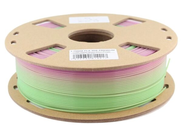3DE Premium PLA - Glow In Dark - Green-Purple - 1.75mm