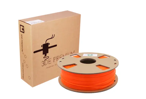 Safety Orange- 3DE Premium PLA Fluorescent - 1.75mm 1KG