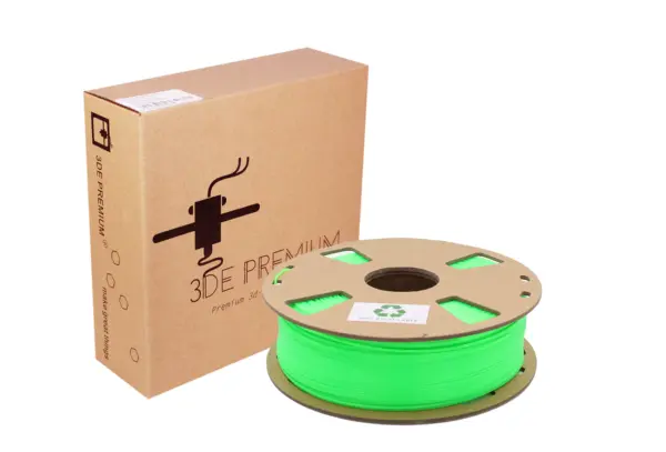 Nuclear Green- 3DE Premium PLA Fluorescent - 1.75mm 1KG