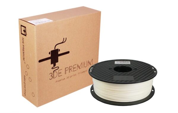 Ghost White - 3DE Premium PLA Matt - 1.75mm 1KG