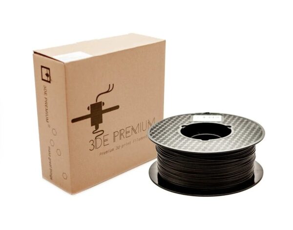 Carbon Fiber Black - 3DE Premium PLA - 1.75mm