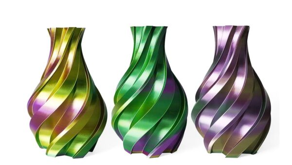 3DE Premium - Tricolor - Silky PLA Gold, Green and Purple. - 1.75mm