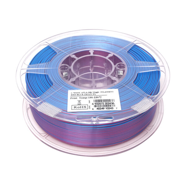 PLA+ SILK Magic Red Blue - Image 2