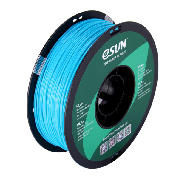PLA+ Light Blue, Pap spole - 1.75mm, 1kg - Pap spole