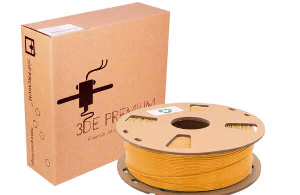 3DE Premium - PETG - Fluorescent Yellow (Solid Color) - 1.75mm - 1kg - Limited Edition