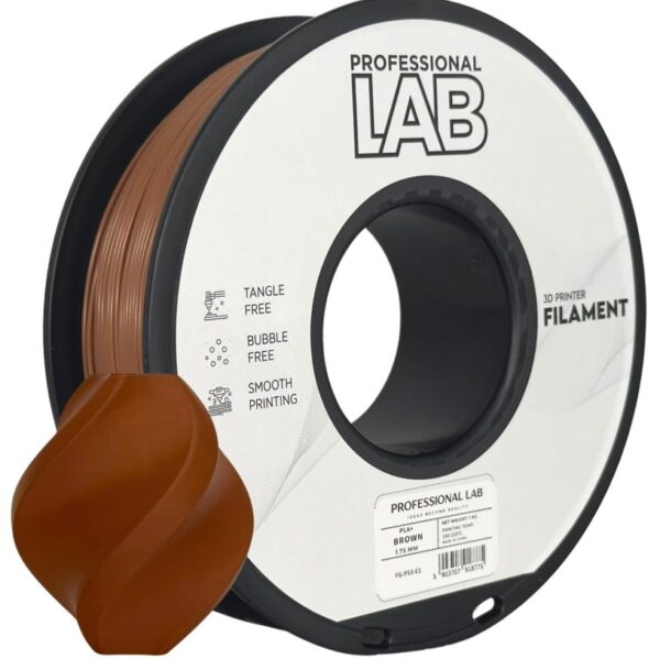 Labnlager PLA+ brown – Prof. Lab – 1,75 mm – 1 kg – 3D Lageret