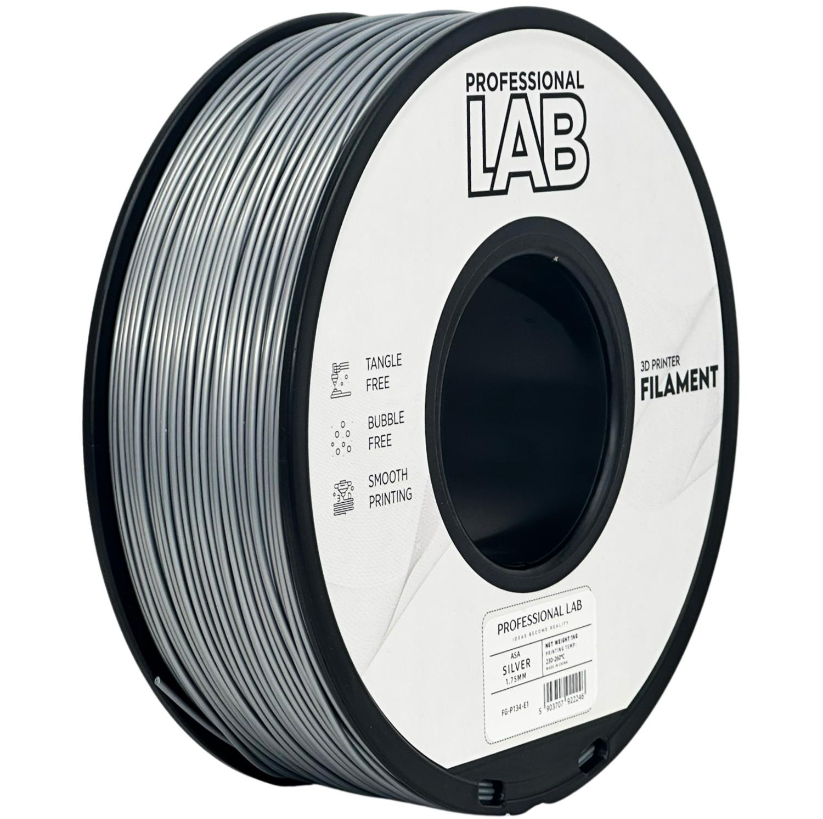 ASA Silver- Prof. Lab 1,75MM 1KG